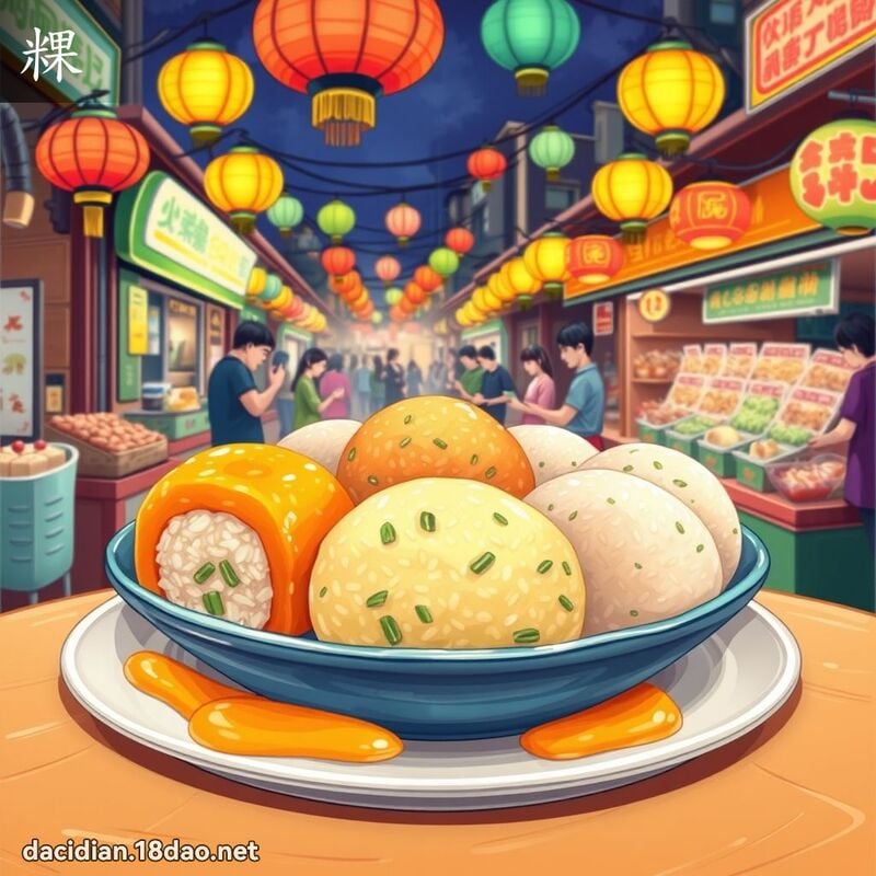 粿 - 國語大辭典配圖