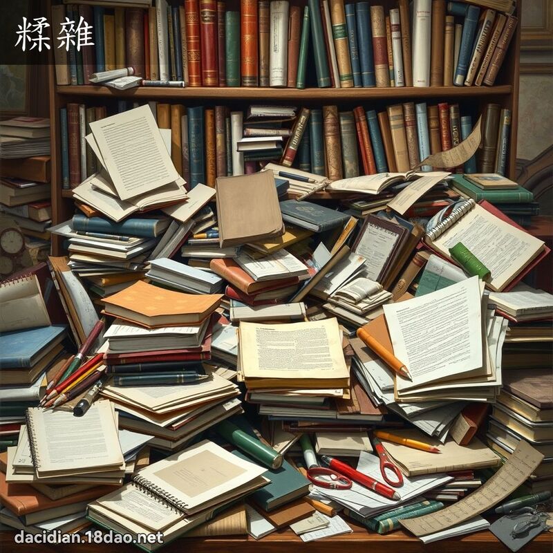 糅雜 - 國語大辭典配圖