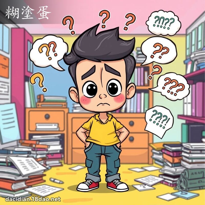 糊塗蛋 - 國語大辭典配圖