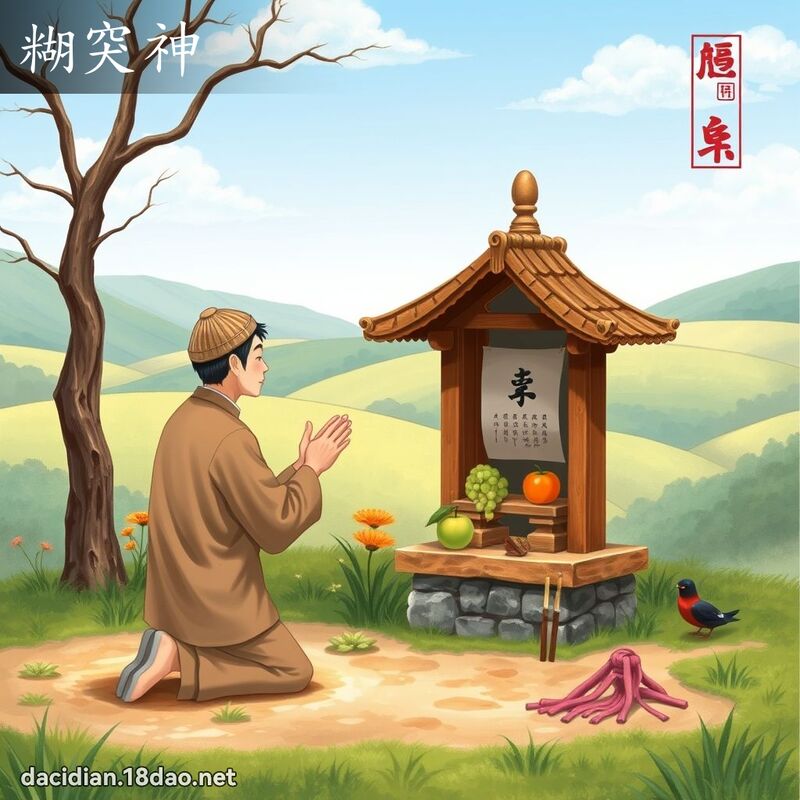 糊突神 - 国语大辞典配图