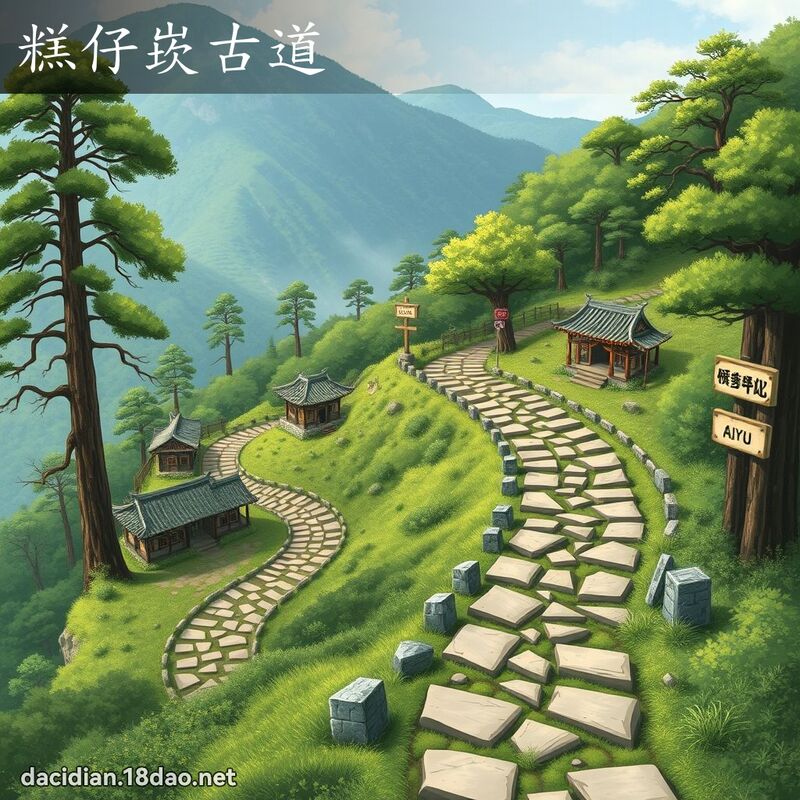 糕仔崁古道 - 國語大辭典配圖