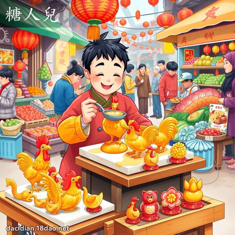 糖人兒 - 國語大辭典配圖