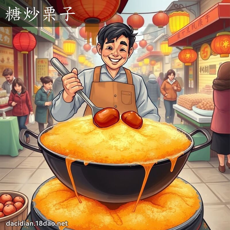 糖炒栗子 - 國語大辭典配圖