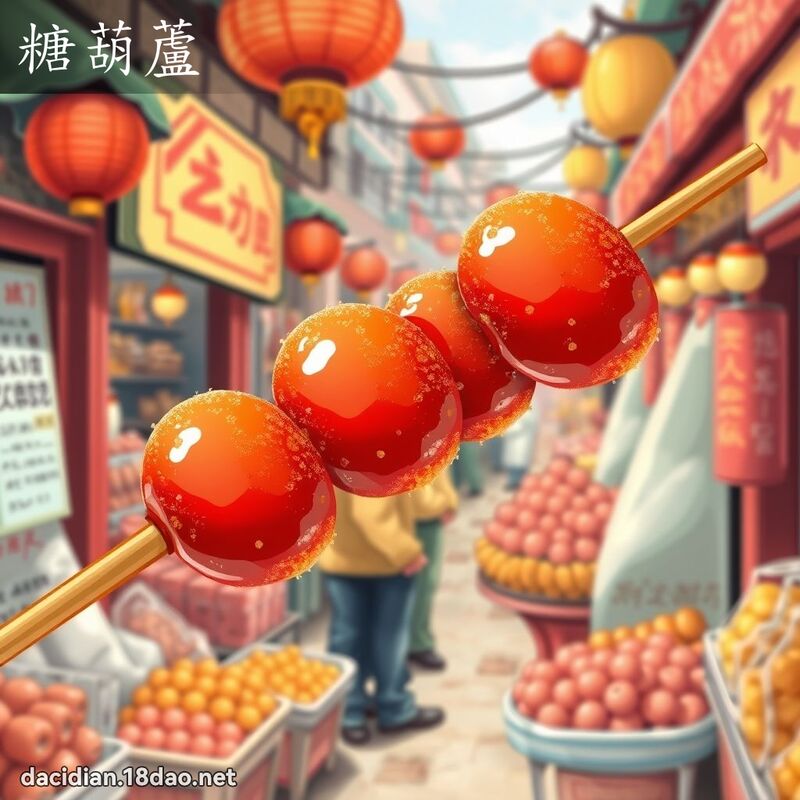 糖葫蘆 - 國語大辭典配圖