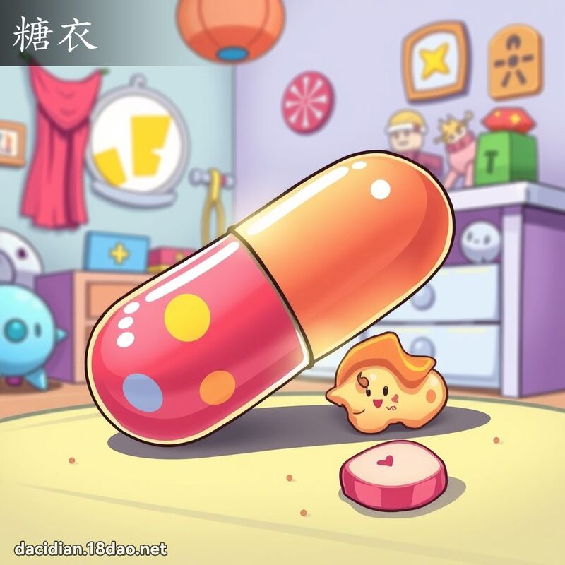 糖衣 - 國語大辭典配圖