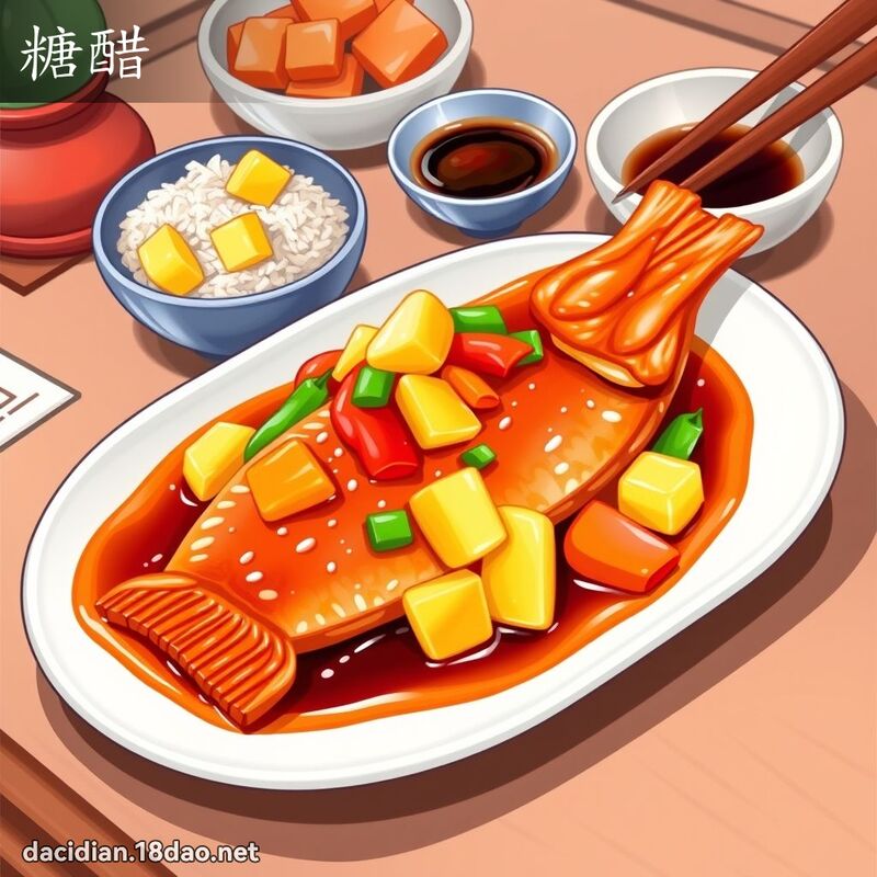 糖醋 - 國語大辭典配圖