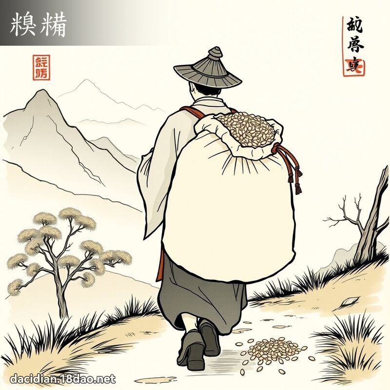 糗糒 - 國語大辭典配圖