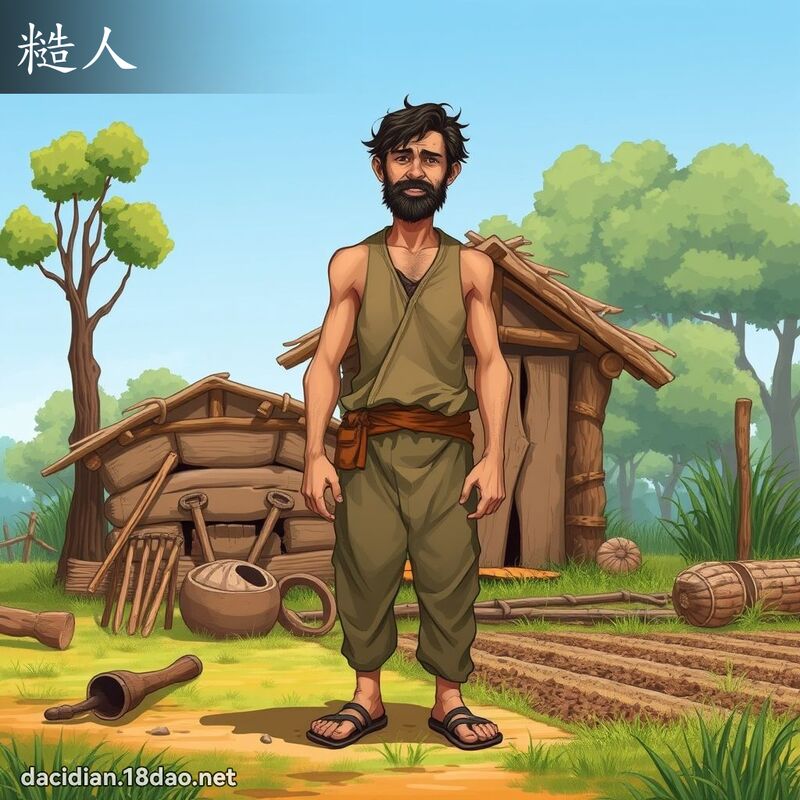 糙人 - 國語大辭典配圖