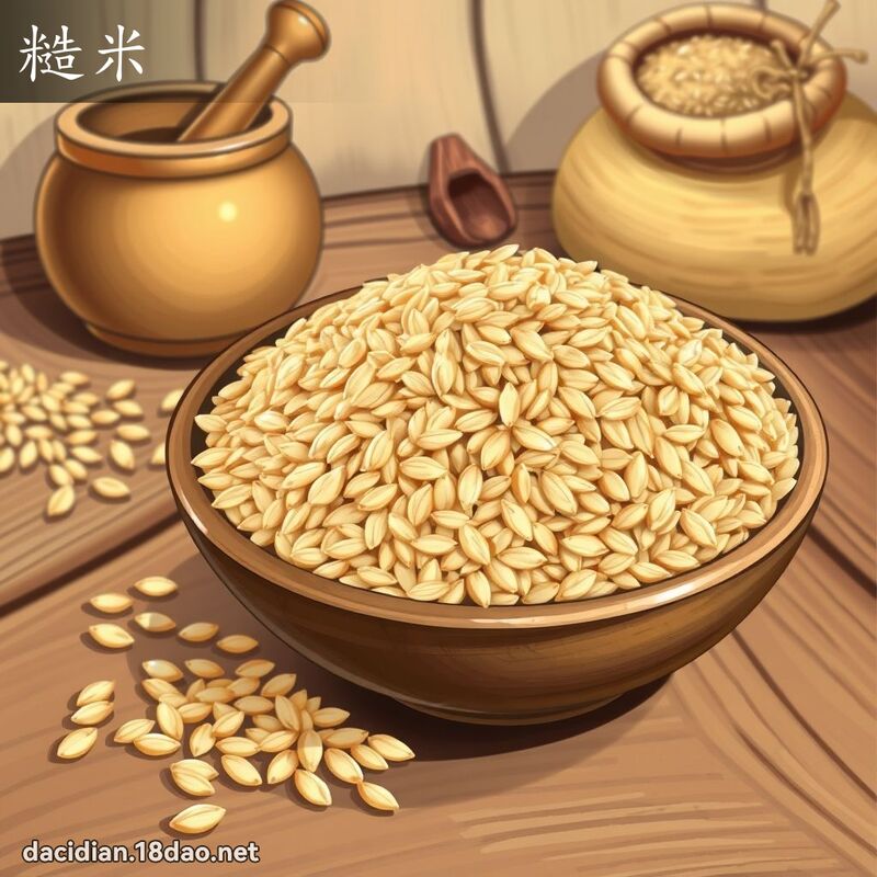 糙米 - 国语大辞典配图