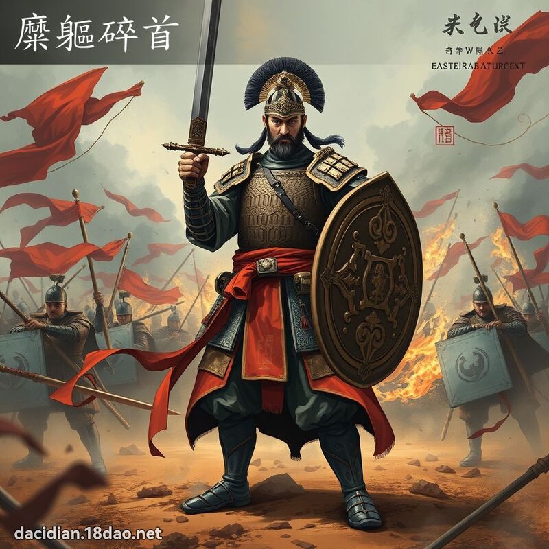 糜躯碎首 - 国语大辞典配图