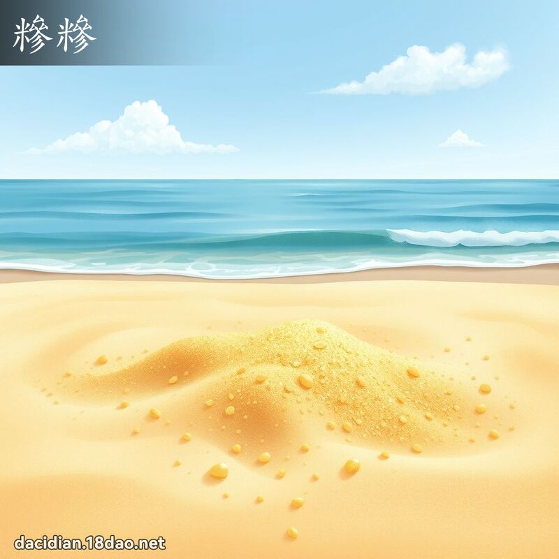 糝糝 - 国语大辞典配图