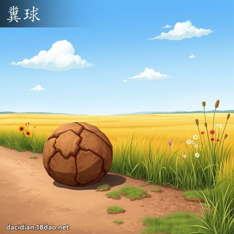 粪球 - 国语大辞典配图