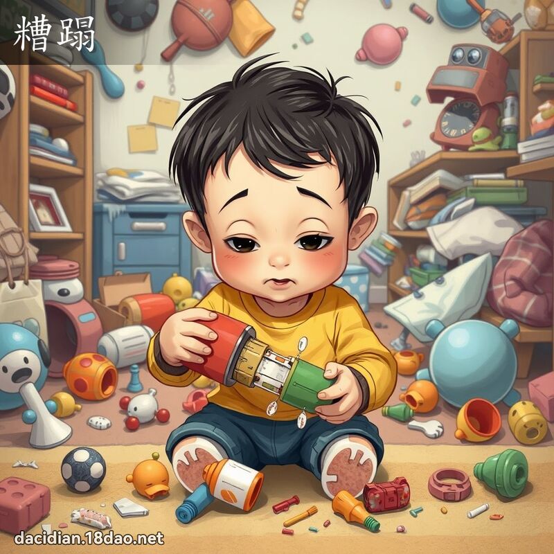 糟蹋 - 國語大辭典配圖