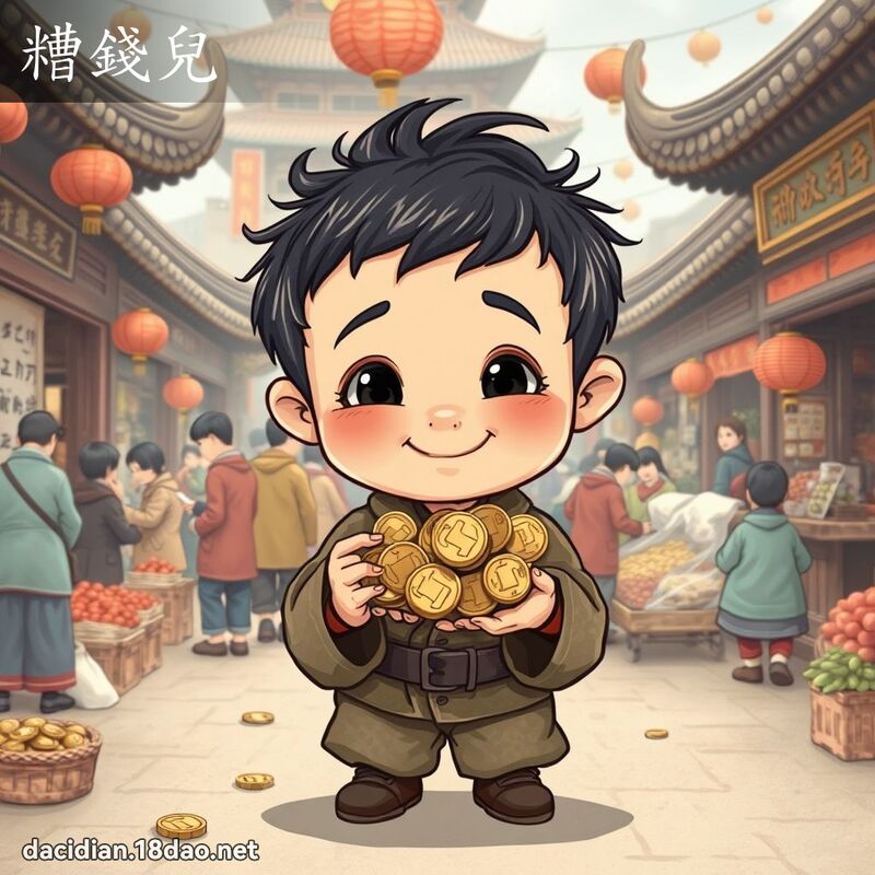 糟錢兒 - 國語大辭典配圖