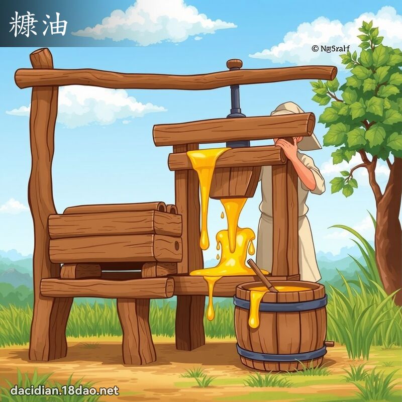 糠油 - 國語大辭典配圖