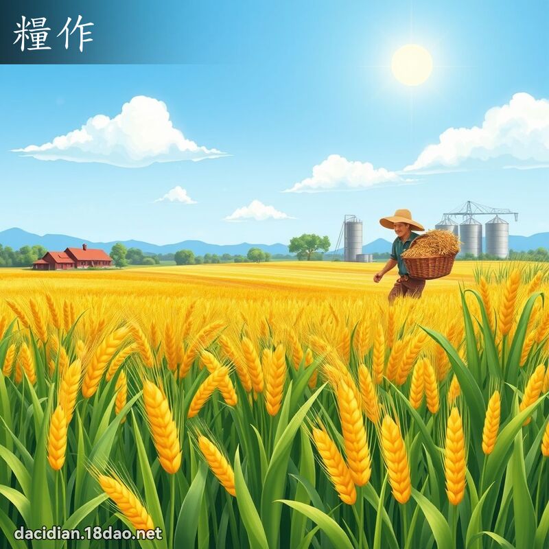 粮作 - 国语大辞典配图