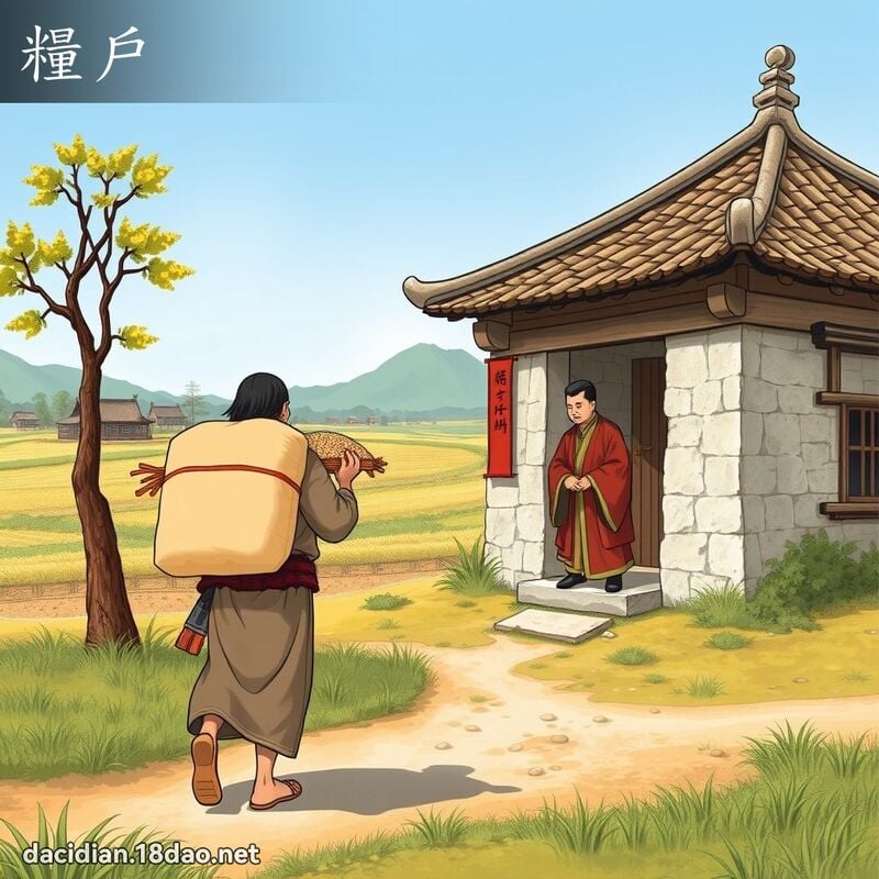 糧戶 - 國語大辭典配圖