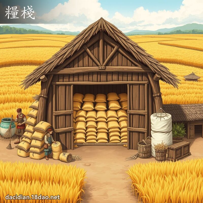 糧棧 - 國語大辭典配圖