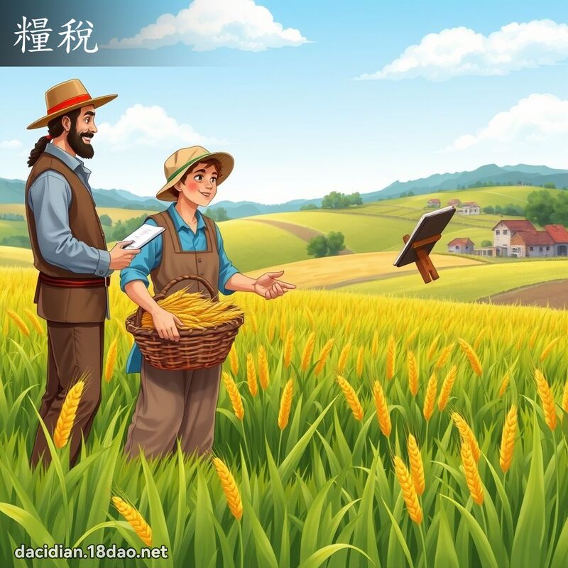 糧稅 - 國語大辭典配圖