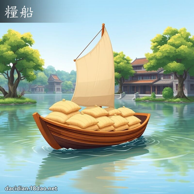 糧船 - 國語大辭典配圖