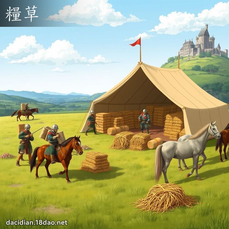 粮草 - 国语大辞典配图