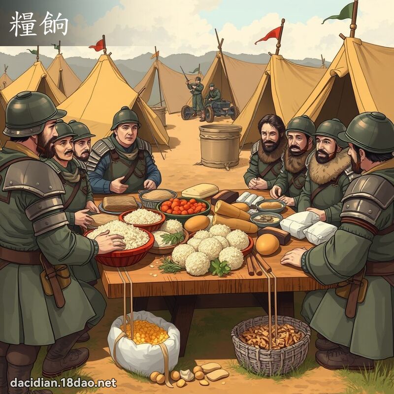 糧餉 - 國語大辭典配圖