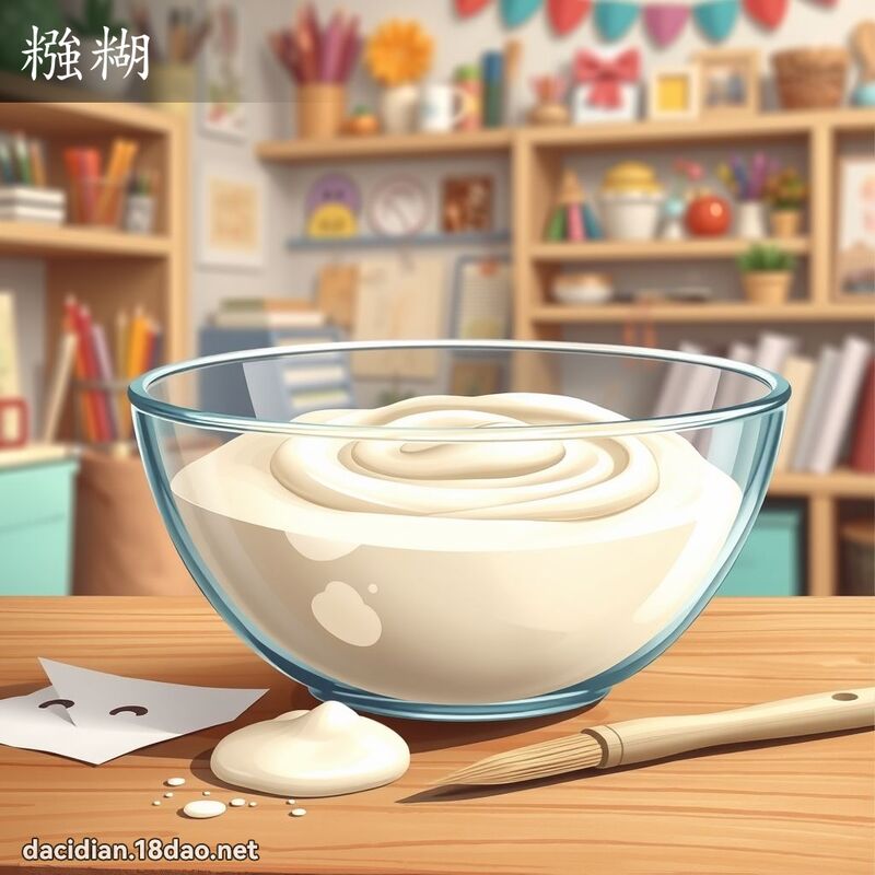 糨糊 - 国语大辞典配图