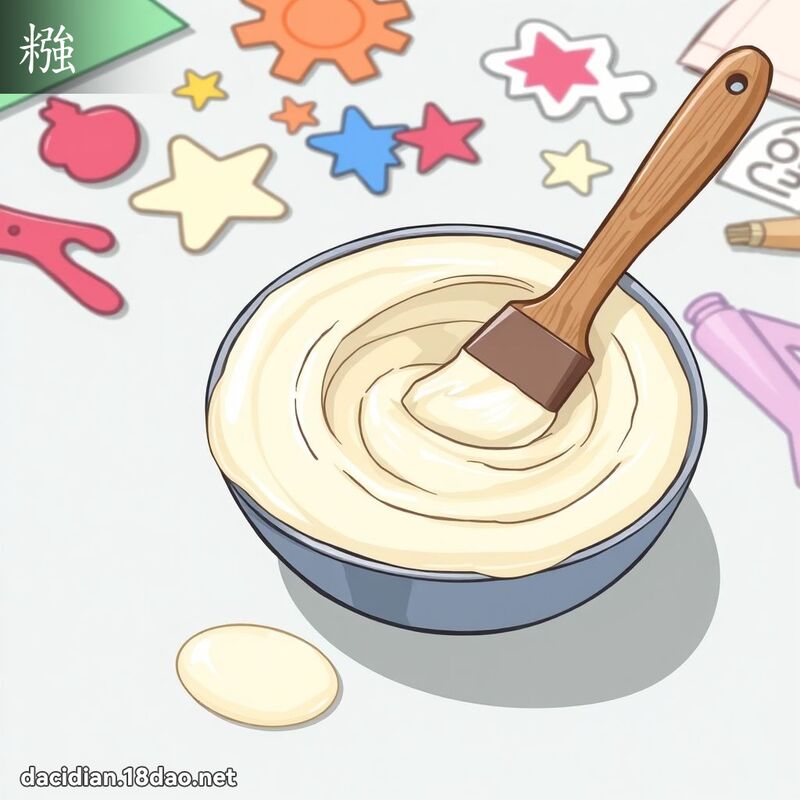 糨 - 國語大辭典配圖
