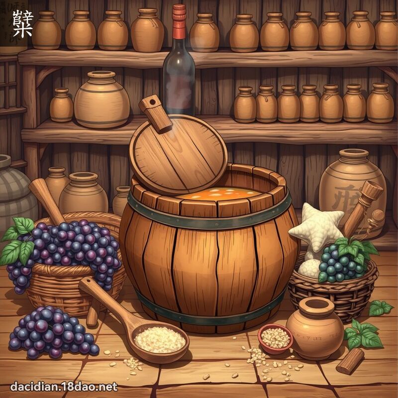 糱 - 國語大辭典配圖