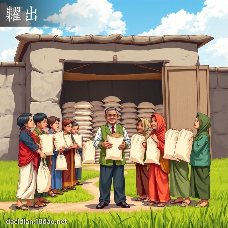 糶出 - 國語大辭典配圖