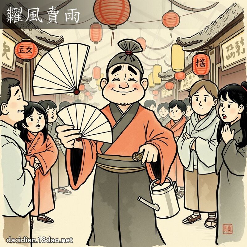 糶風賣雨 - 國語大辭典配圖