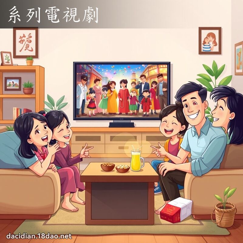系列電視劇 - 國語大辭典配圖
