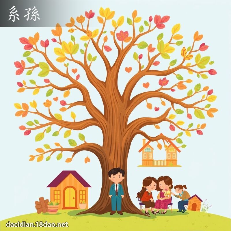 系孫 - 國語大辭典配圖