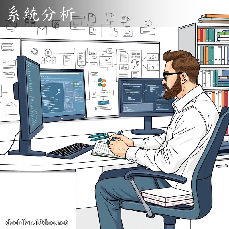系統分析 - 國語大辭典配圖