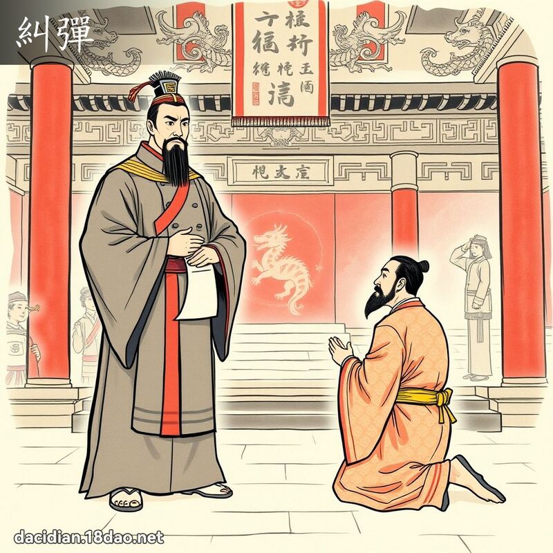 糾彈 - 國語大辭典配圖