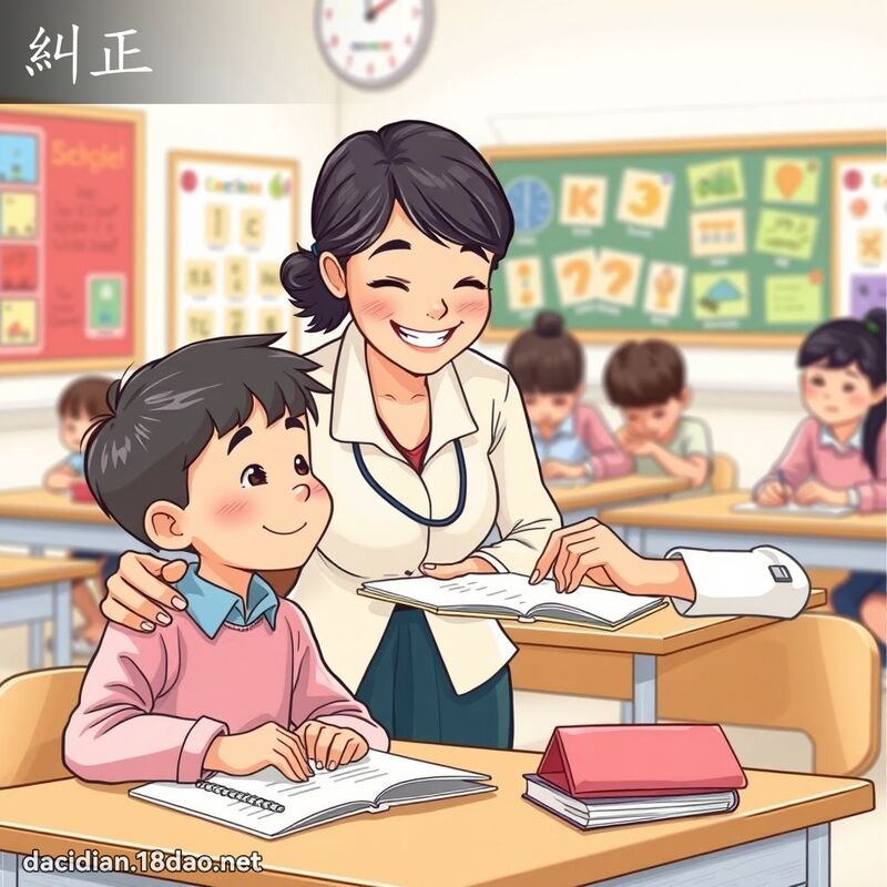 糾正 - 國語大辭典配圖