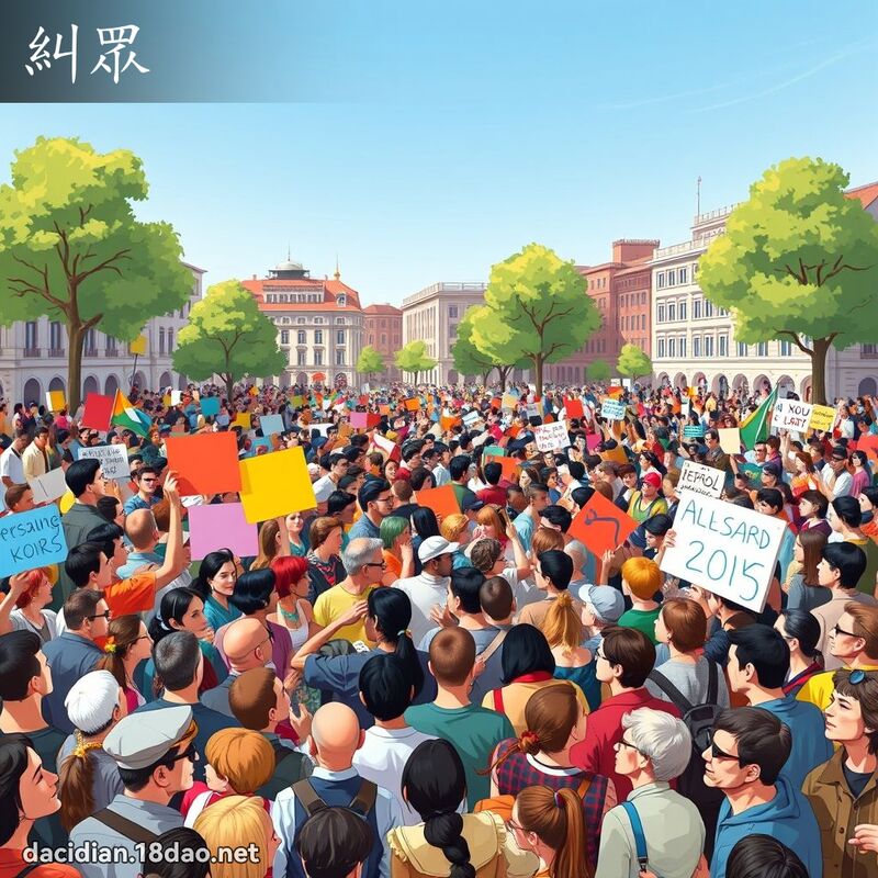 纠眾 - 国语大辞典配图
