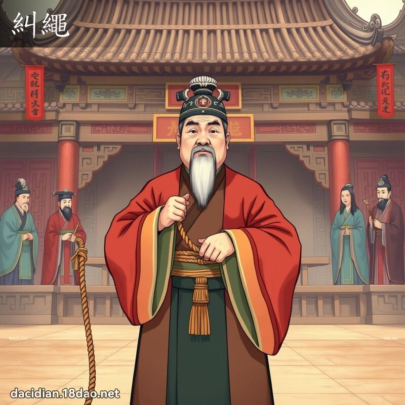 糾繩 - 國語大辭典配圖