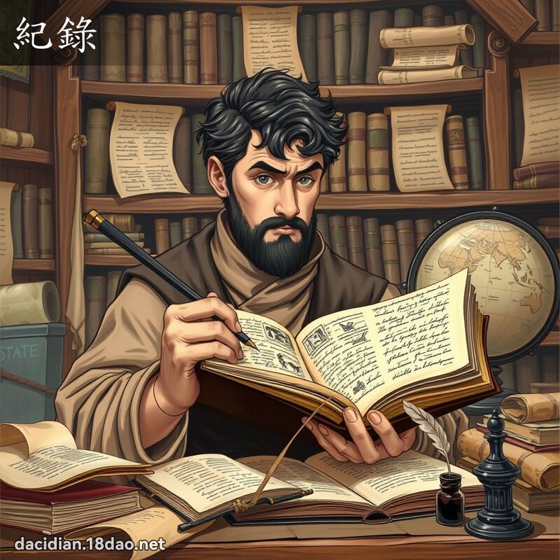 纪录 - 国语大辞典配图