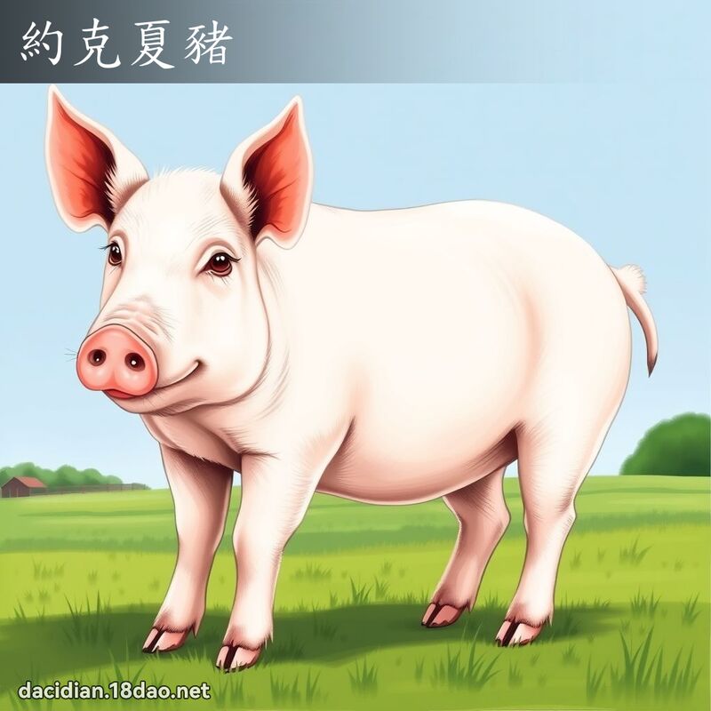 约克夏猪 - 国语大辞典配图