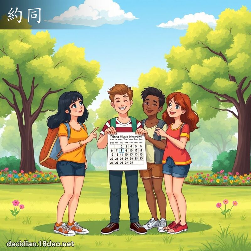約同 - 國語大辭典配圖
