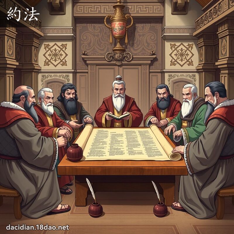 約法 - 國語大辭典配圖