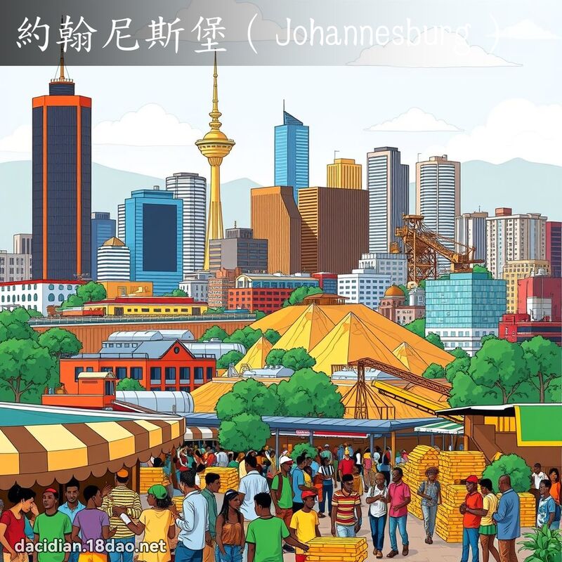 约翰尼斯堡（Johannesburg） - 国语大辞典配图