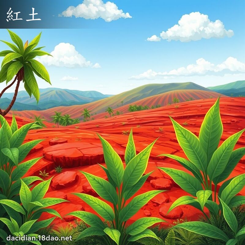 红土 - 国语大辞典配图