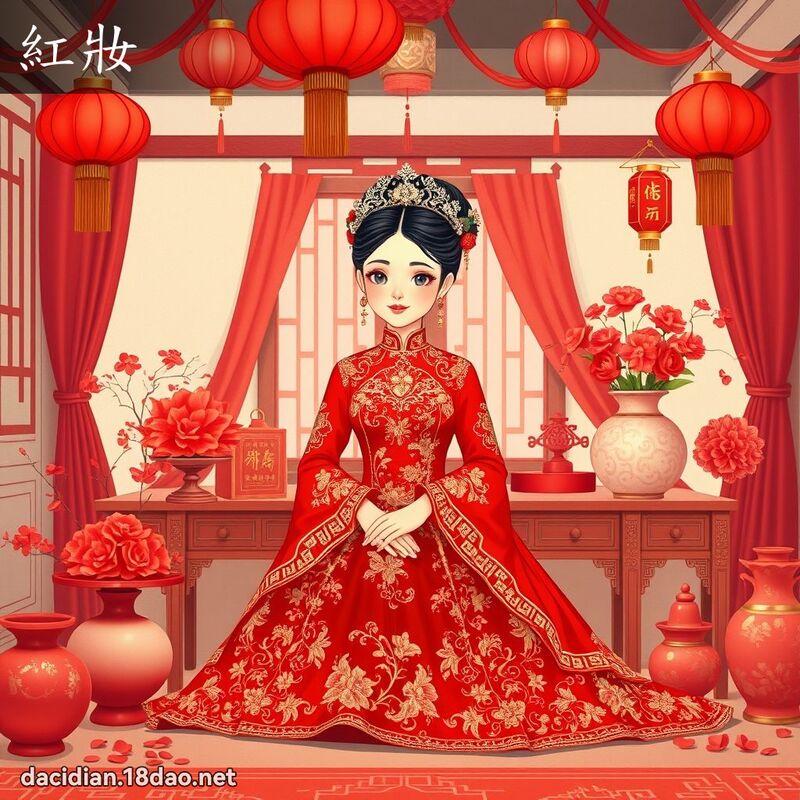 紅妝 - 國語大辭典配圖