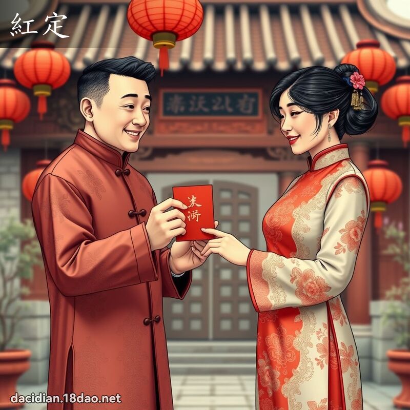 红定 - 国语大辞典配图