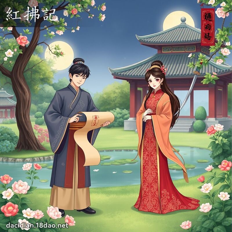 红拂记 - 国语大辞典配图