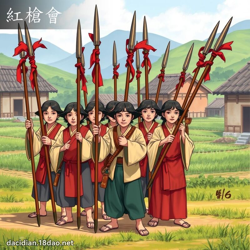 紅槍會 - 國語大辭典配圖