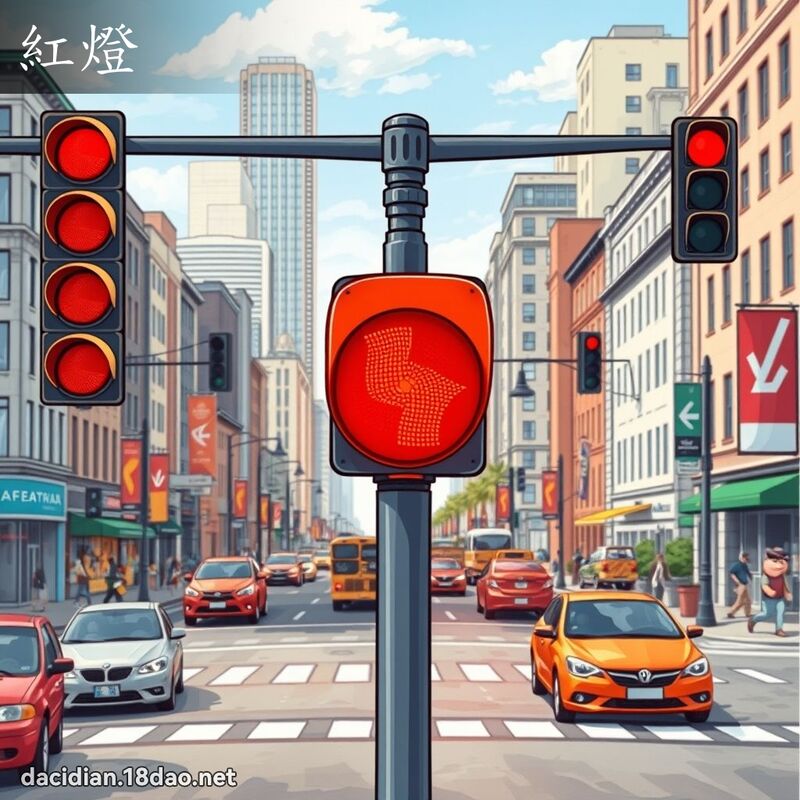 红灯 - 国语大辞典配图