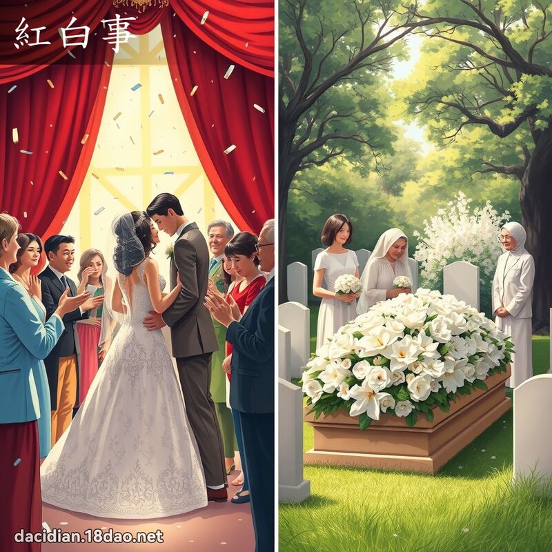 红白事 - 国语大辞典配图